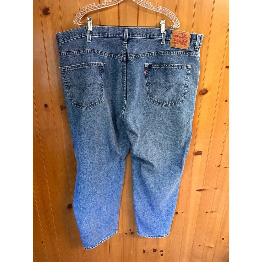 Levis 550 Relaxed Fit Tapered Leg Jeans Mens Medium Wash Blue Denim 48x30